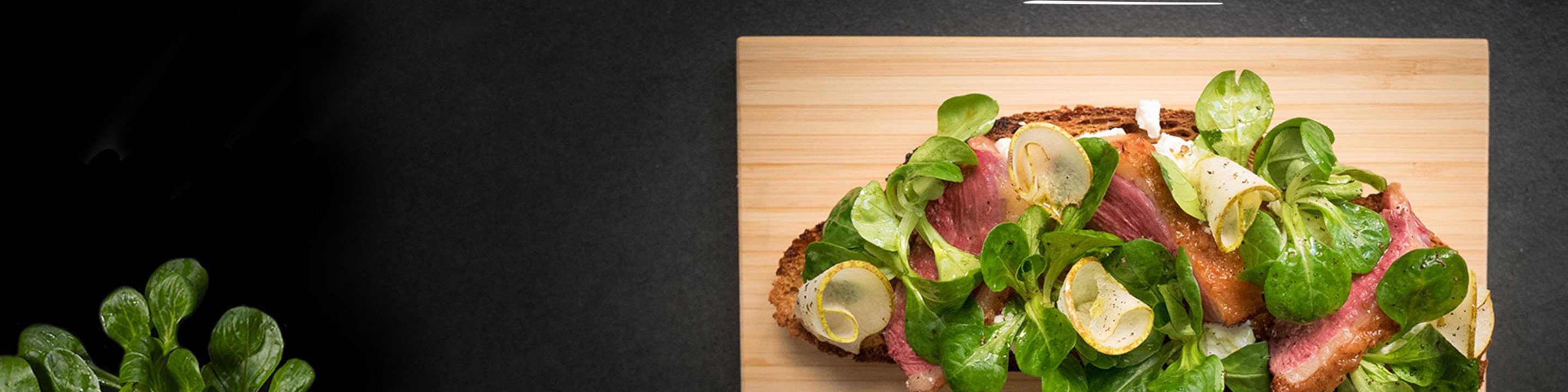 Tartine de mâche