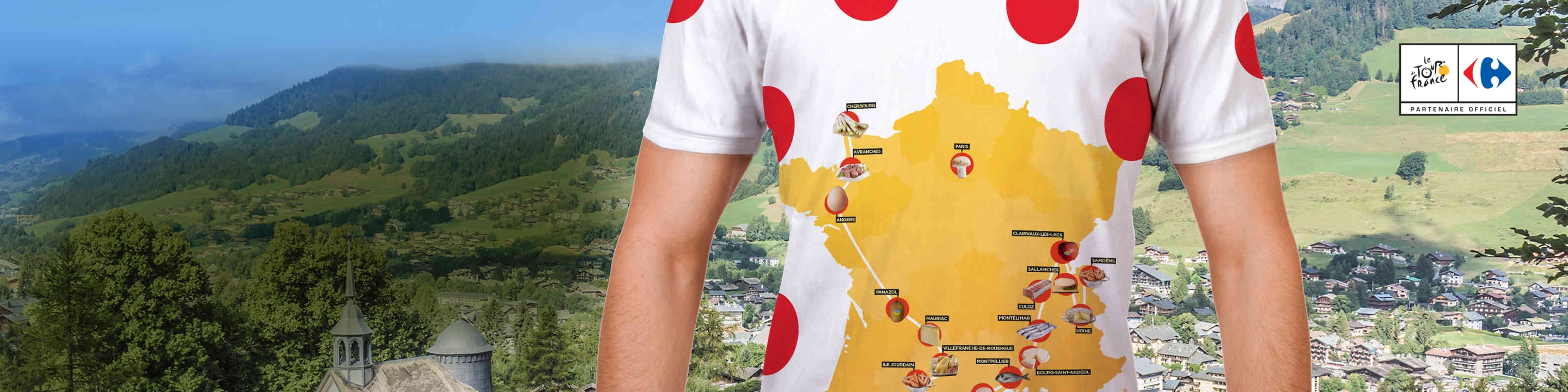 Chaque année, Carrefour fête le Tour !