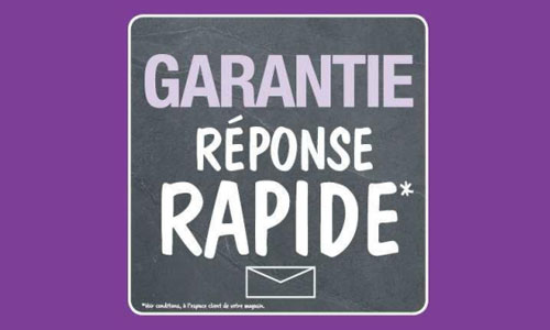 Garantie Réponse rapide