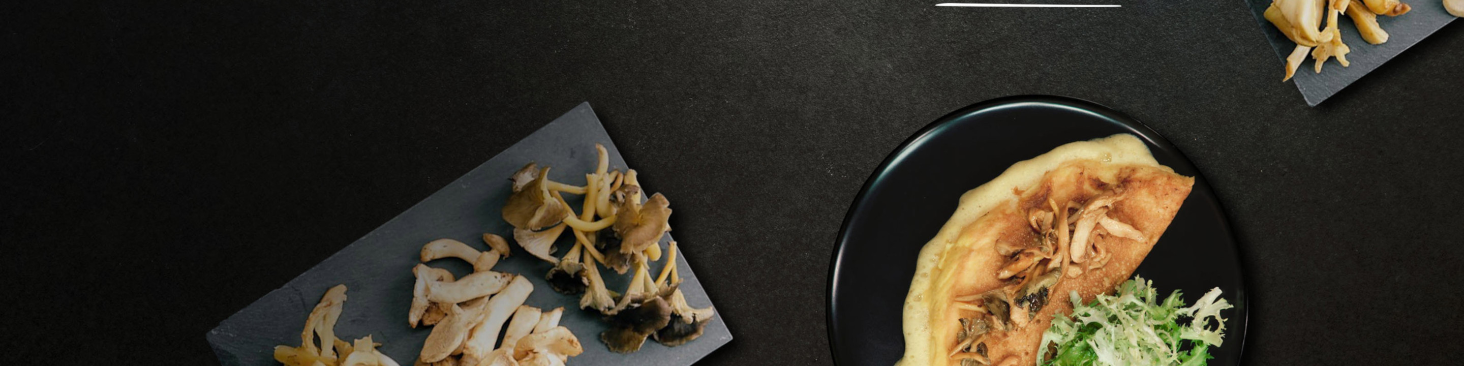 Omelette souflée aux champignons