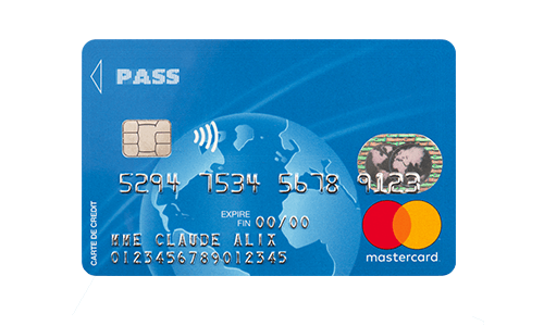 Carte de paiement PASS Mastercard carrefour