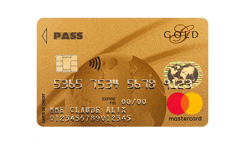 Carte de paiement PASS Gold Mastercard carrefour