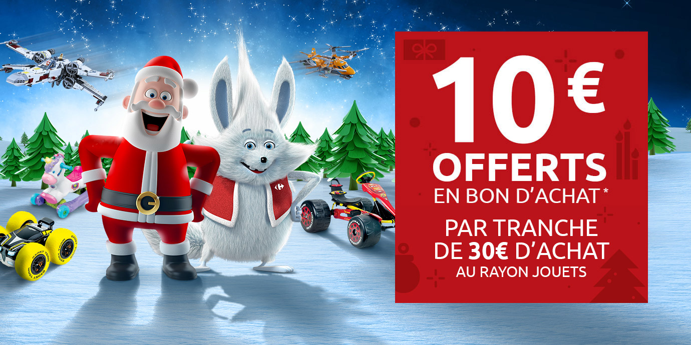 Bon d’achat sur tous les jouets