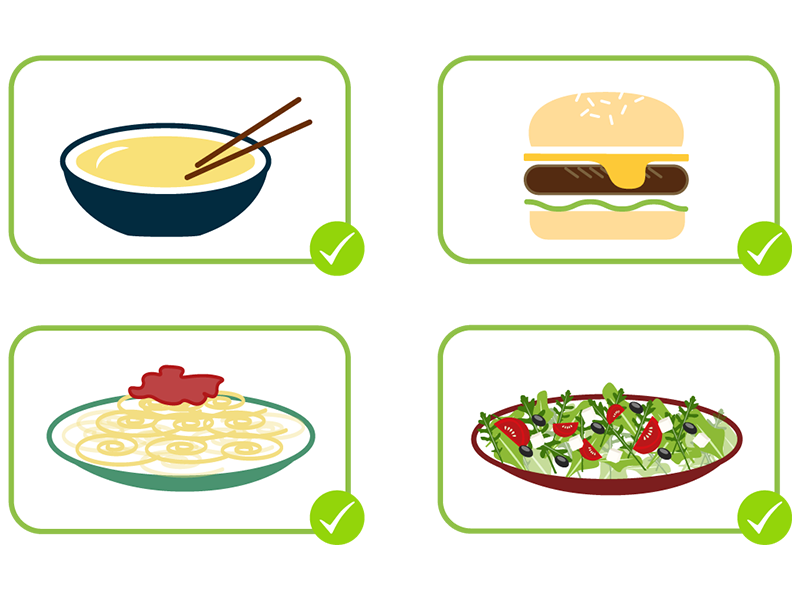 Choisissez vos recettes
