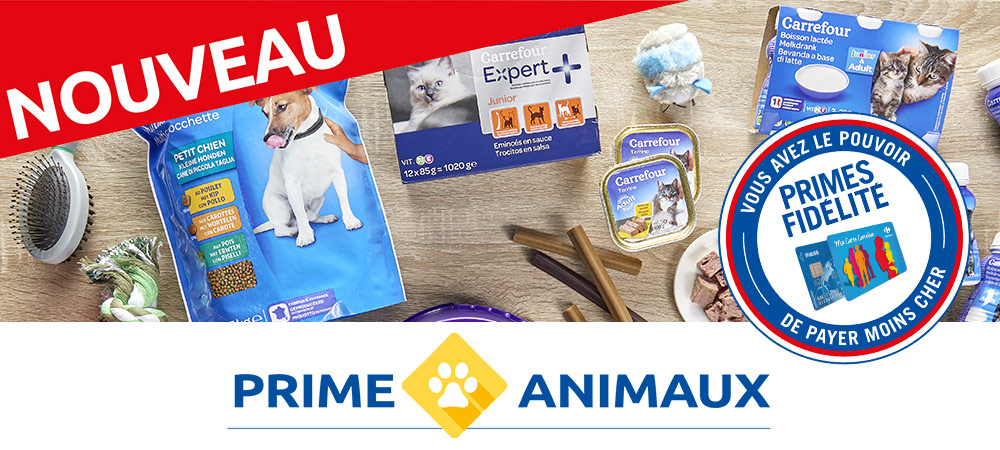 Primes fidélité animaux