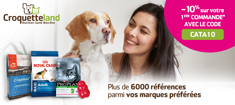 Croquetteland : -10 % sur tout le site