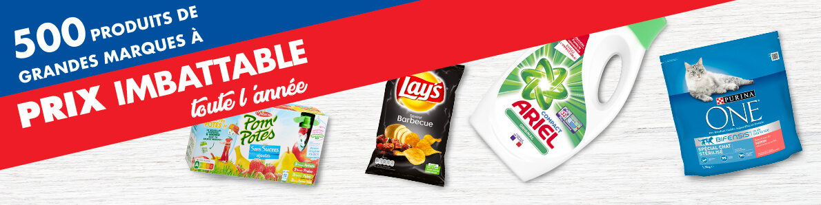 500 produits de grandes marques