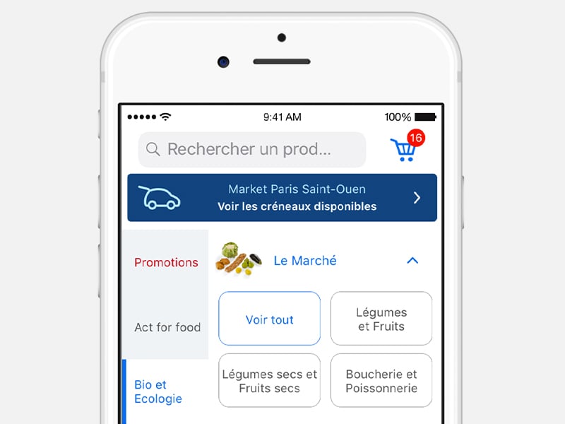 Vos produits en 1 clic