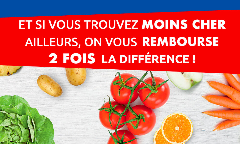 Prix imbattable Fruits et légumes