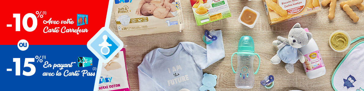 Primes bébé Carrefour