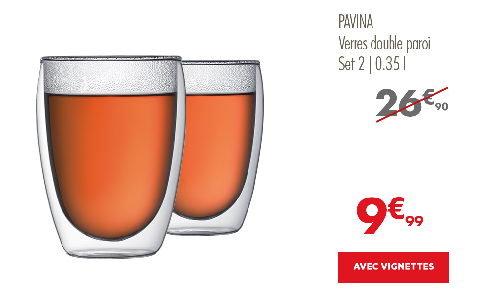 Verres double paroi - Bodum