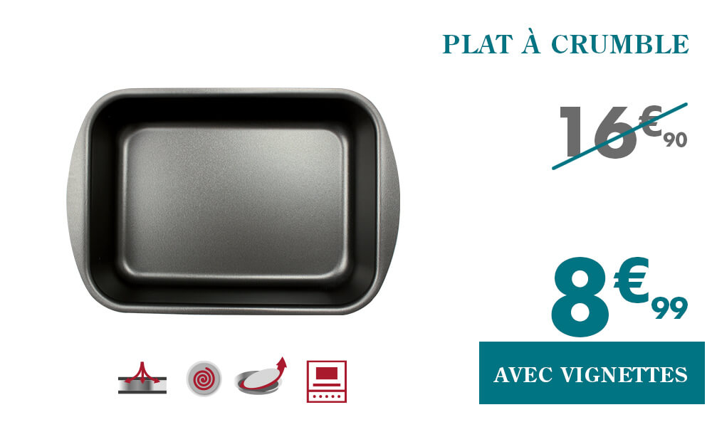 Plat à crumble - Michalak