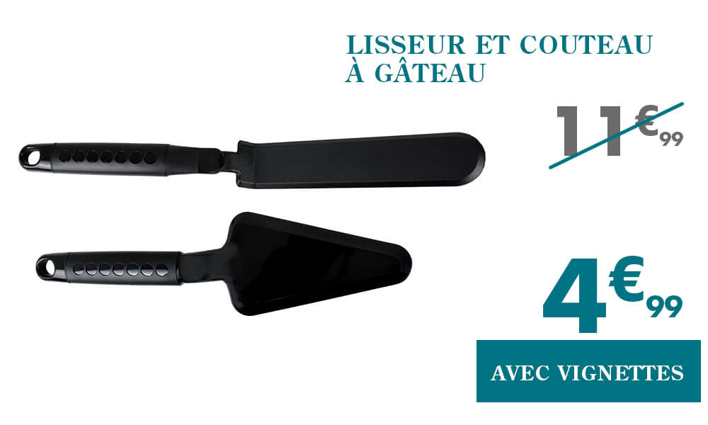 Lisseur et couteau à gâteau - Michalak