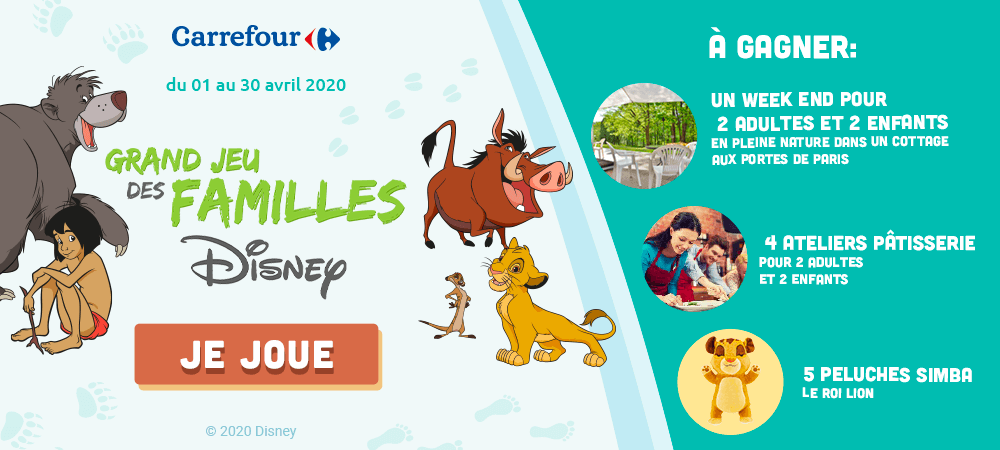 Grand jeu des Familles Disney