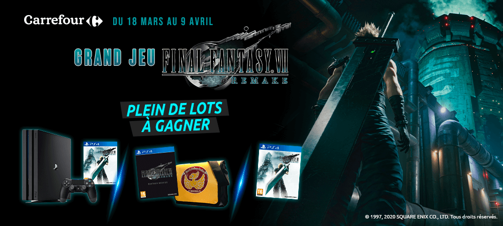 Grand jeu Final Fantasy VII Remake
