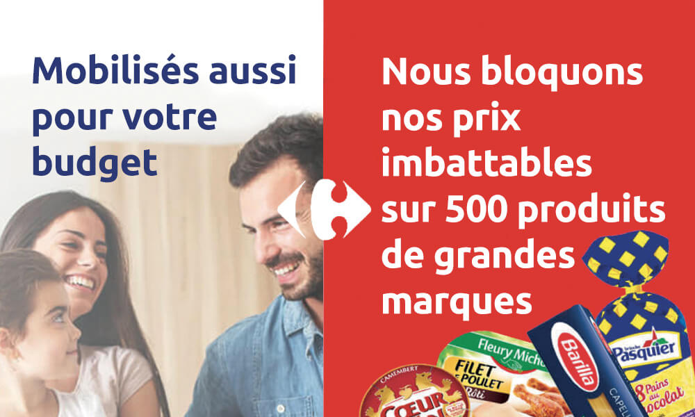 Nous bloquons nos prix imbattables