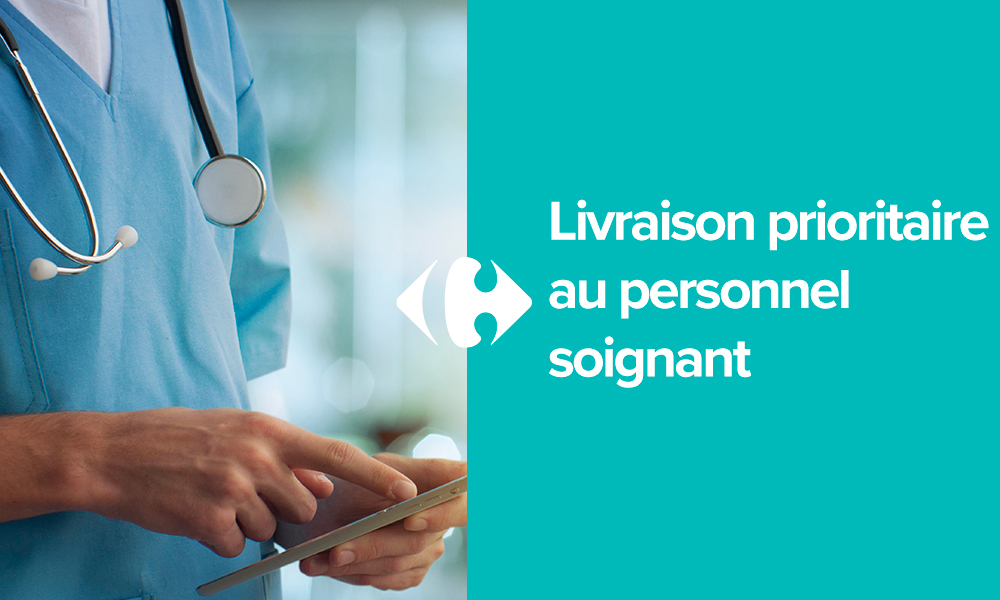 Nous soutenons le personnel soignant