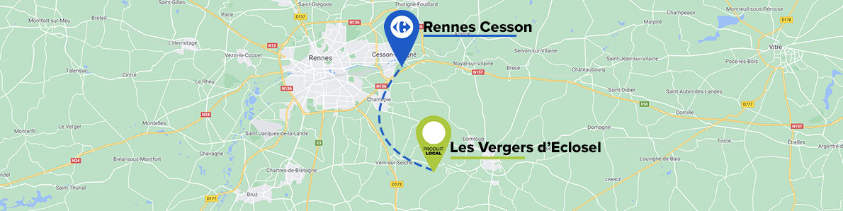 Cartes producteurs Les Vergers de l'Eclosel