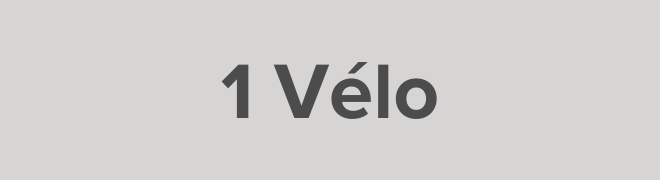 1 vélo