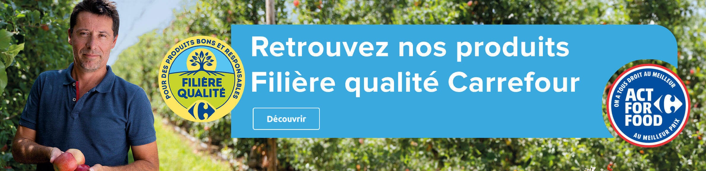 Retrouvez nos produits filière qualité Carrefour