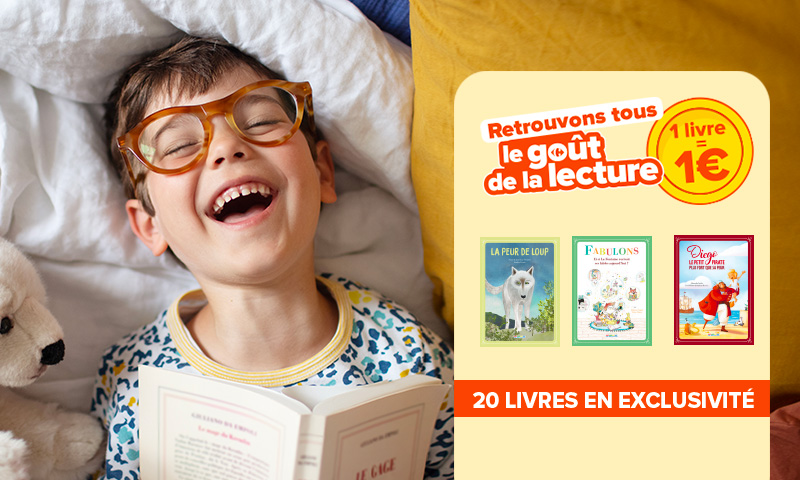 Le gout de la lecture. 20 livres à 1€