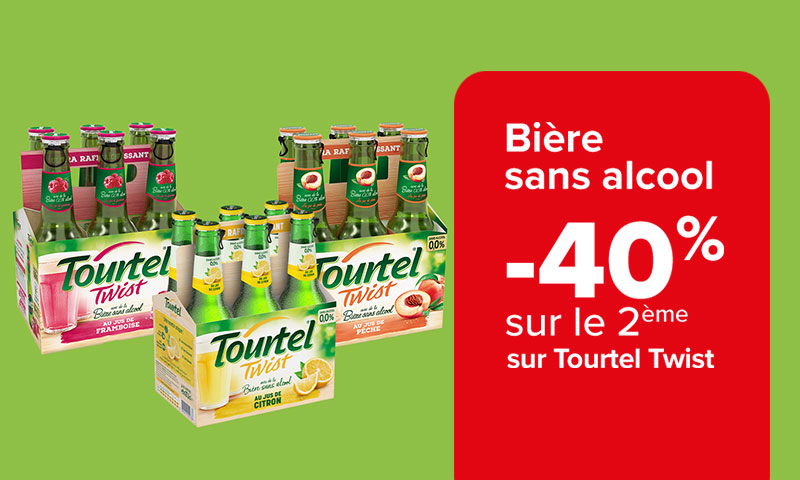 -40% sur le 2è Tourtel TWIST