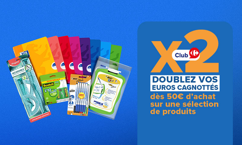 Vos euros cagnottés sont doublés !