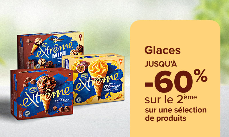 Jusqu'à -60% sur le 2ème