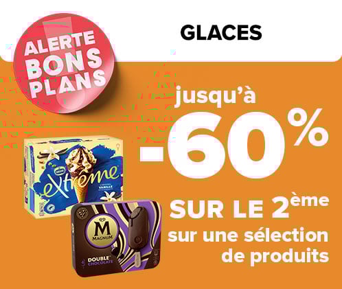 Moins 60 pourcent sur le 2ème