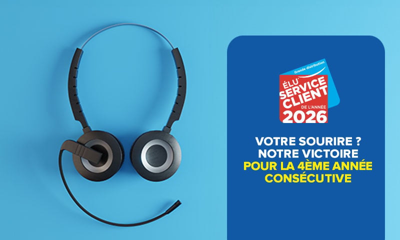 Elu service client de l'année 2026