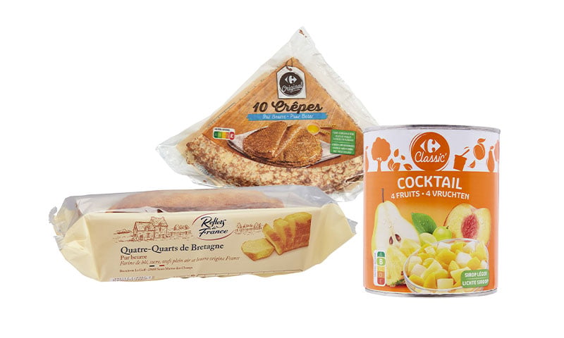 Ultra Transformation 2026 : Sélection de produits Quatre-Quarts, Crêpes et Fruit