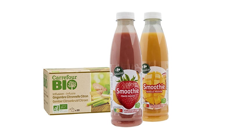 Produits Carrefour BIO et Smoothies Sensation - Ultra Transformation 2026.