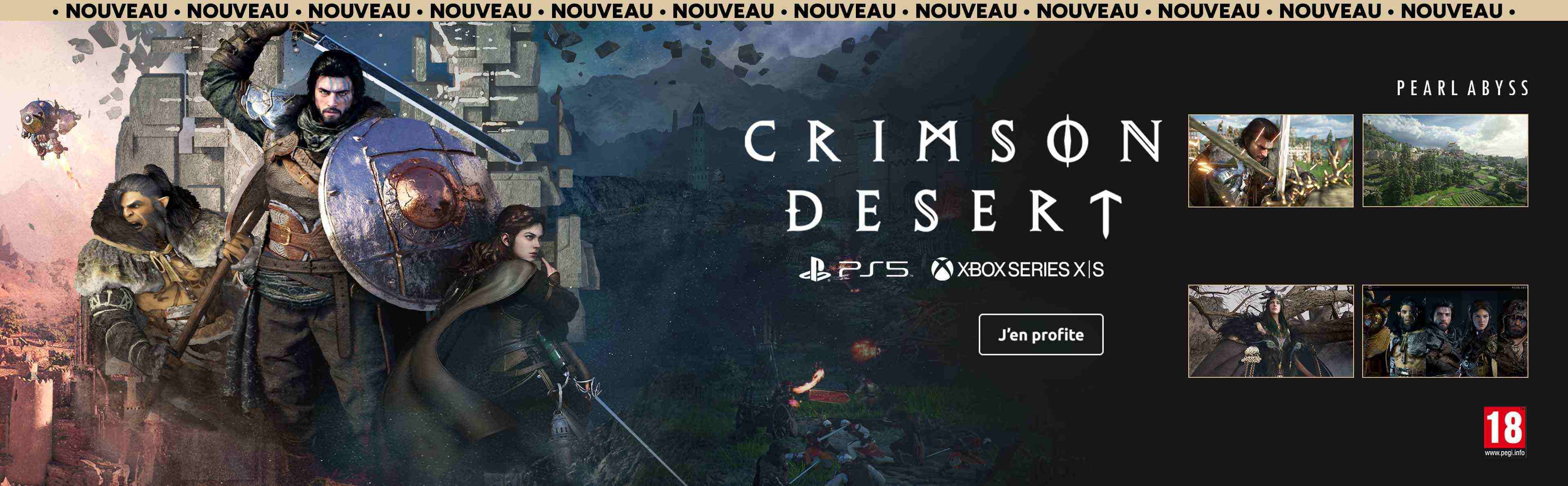 Découvrez le nouveau jeu Crimson Desert