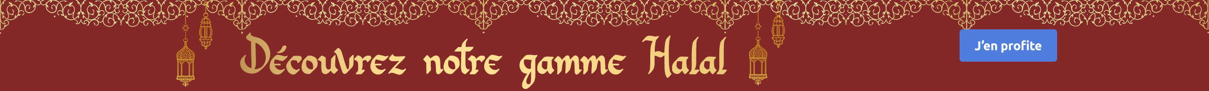 Découvrez notre gamme halal