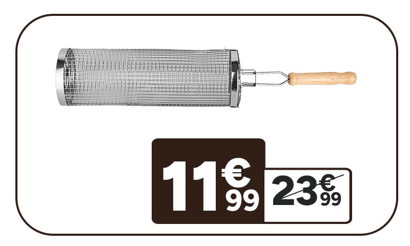 Grille à barbecue circulaire SITRAM 11€99. Prix barré 23€99