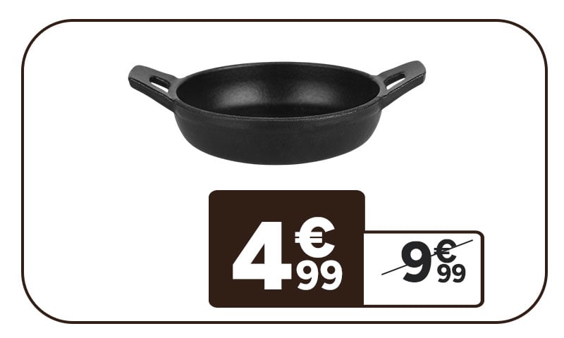 Mini plat rond SITRAM 4€99. Prix barré 9€99