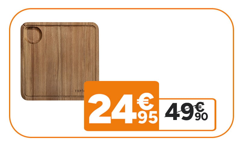 Planche à découper Top Chef à 24,95€ au lieu de 49,90€
