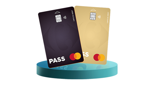 Visuel cartes pass version noir et version gold