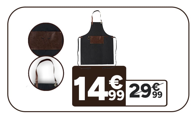 Tablier SITRAM 14€99. Prix barré 29€99