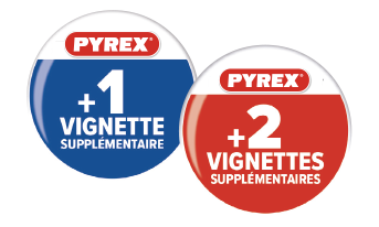 Opération Pyrex : +1 ou +2 vignettes supplémentaires.