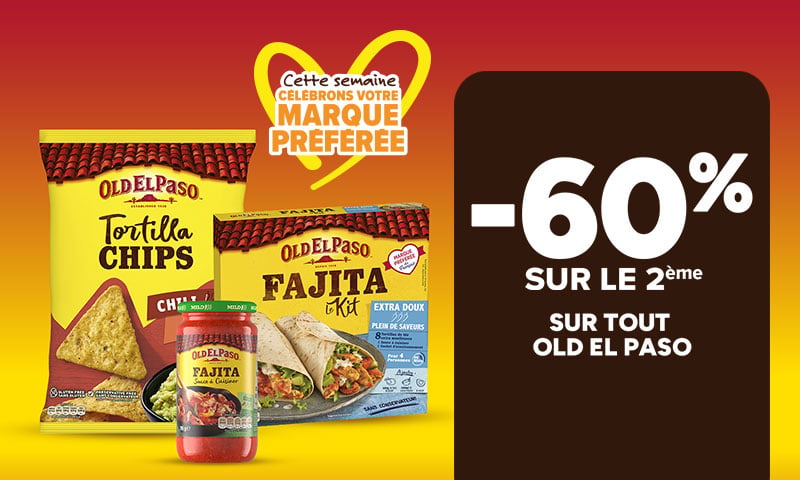 Cette semaine célébrons votre marque préférée Old El Paso.