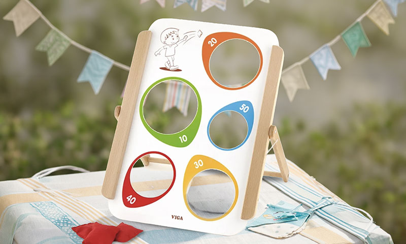 Jeu de lancer de sacs en bois Viga.
