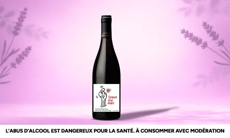 Bouteille Syrah Moi Fort, 2024, A.O.P Crozes-Hermitage, Vin Rouge