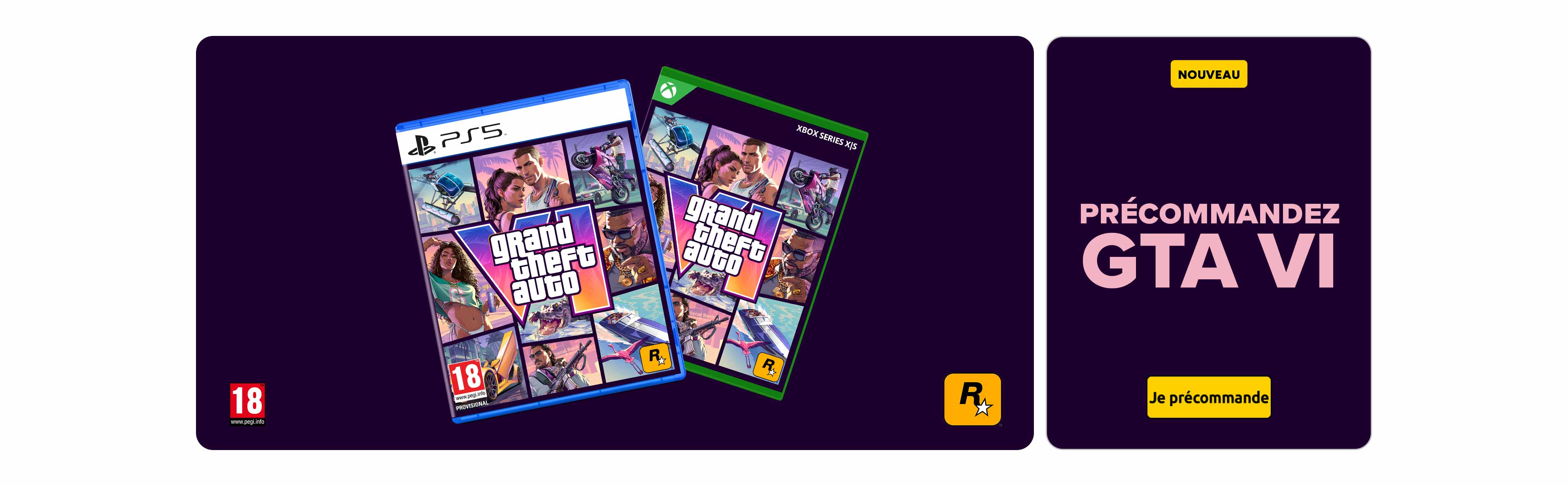 Précommandez GTA VI sur PS5 et Xbox Series X