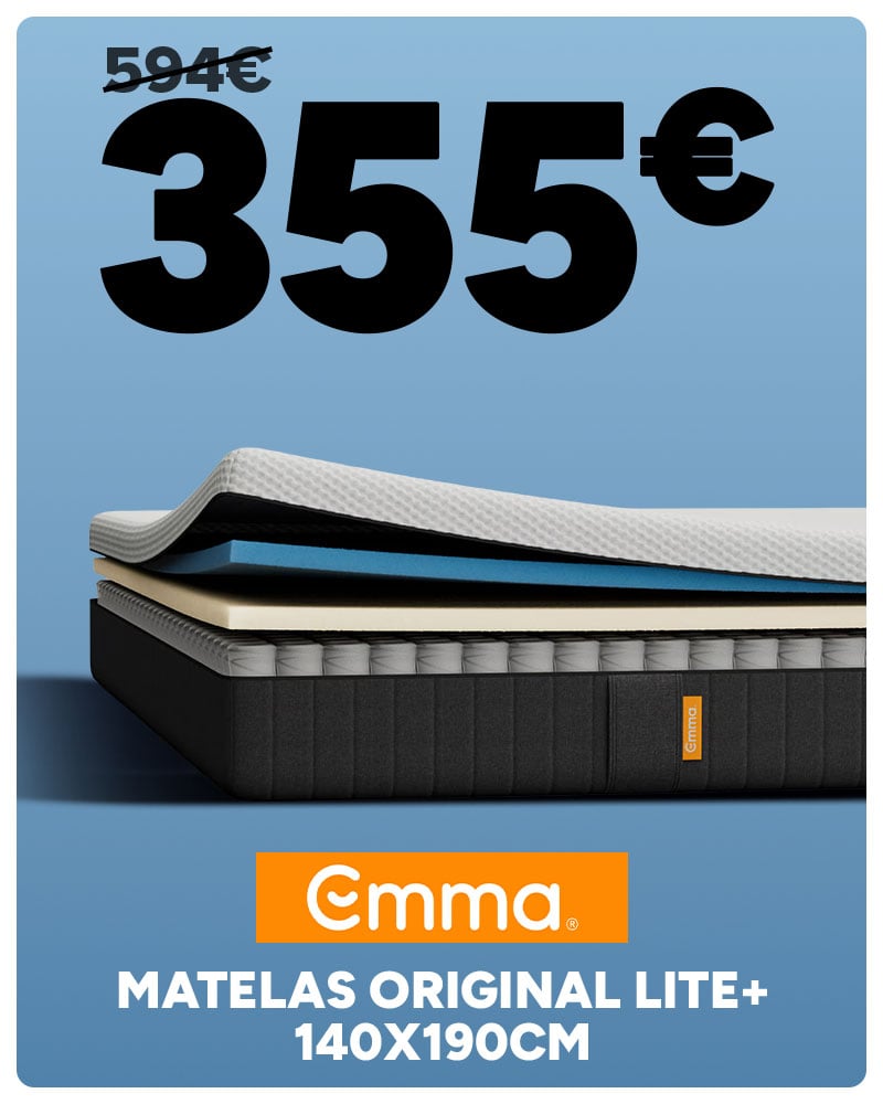 Matelas Emma Original Lite+ 140x190cm à 355€ au lieu de 594€