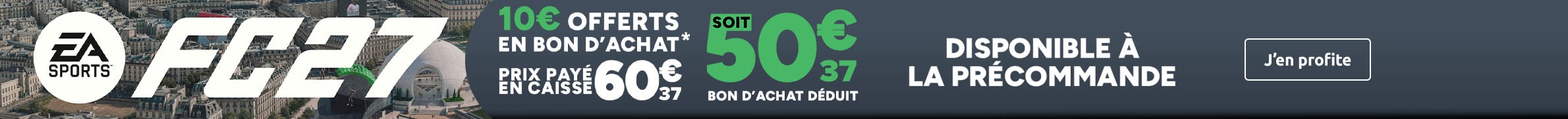 EA Sports FC 25 avec Kylian Mbappé précommande 10€ offerts dès 60,37€