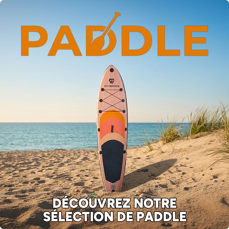 Paddle : découvrez notre sélection de paddle Citysports