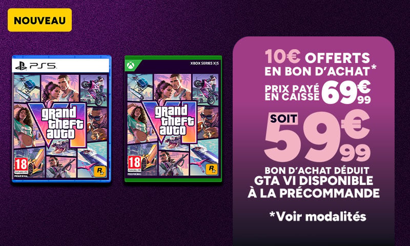 Précommandez le jeu GTA VI sur PS5 et Xbox Series X