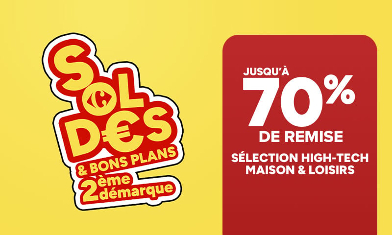 Soldes et bons plans jusqu'à 70% sur la sélection High-Tech, Maison et Loisirs 