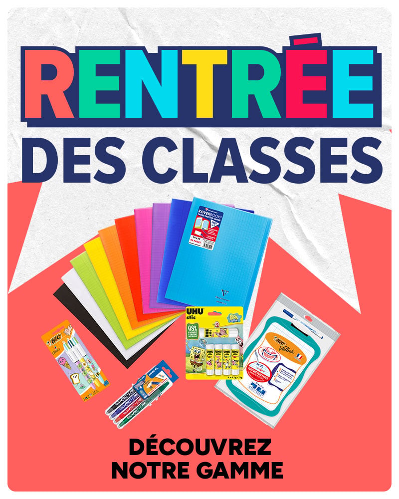 Rentrée des classes : découvrez notre gamme de fournitures scolaires